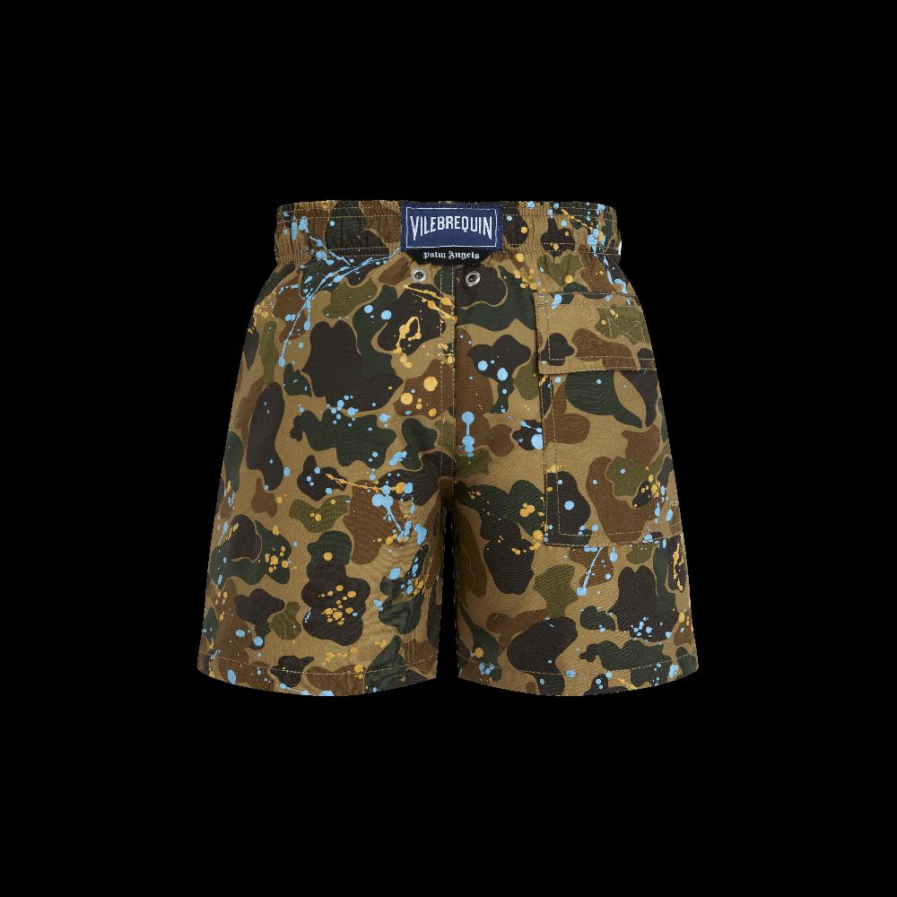 Vilebrequin Maillot De Bain Garçon Camo Splash - VBQ X Palm Angels