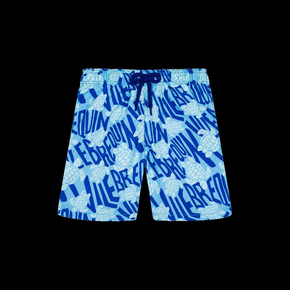 vilebrequin Maillot de bain garçon Ronde des Tortues Logo