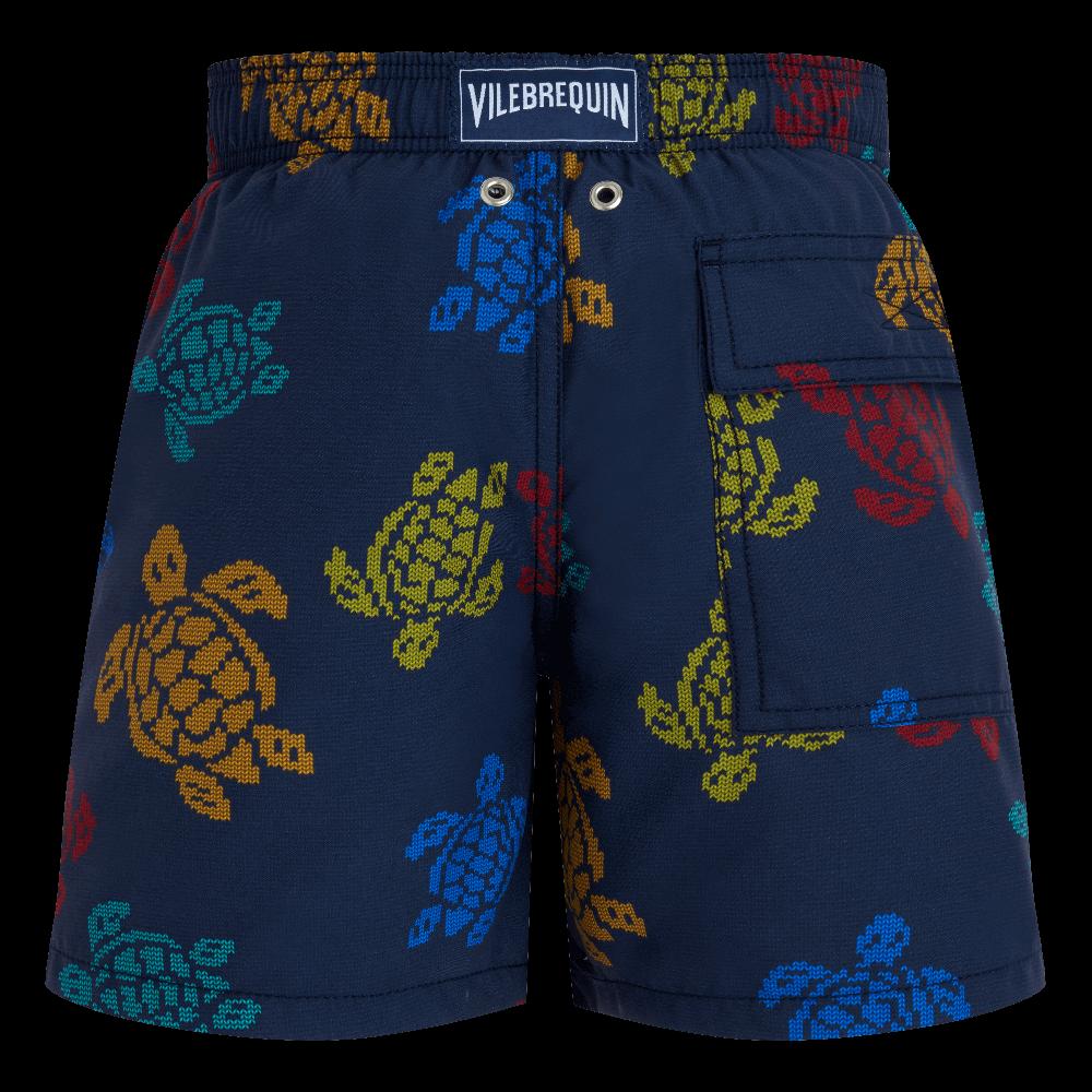 Vilebrequin Maillot De Bain Garçon Ronde Des Tortues Tricot - Vilebrequin X Falke