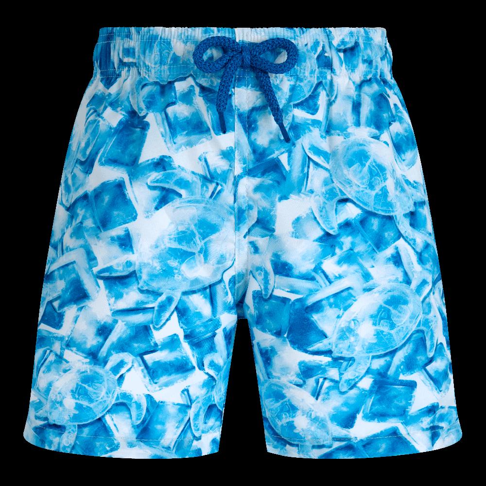 vilebrequin Maillot de bain garçon ultra-léger et pliable Iced Turtles