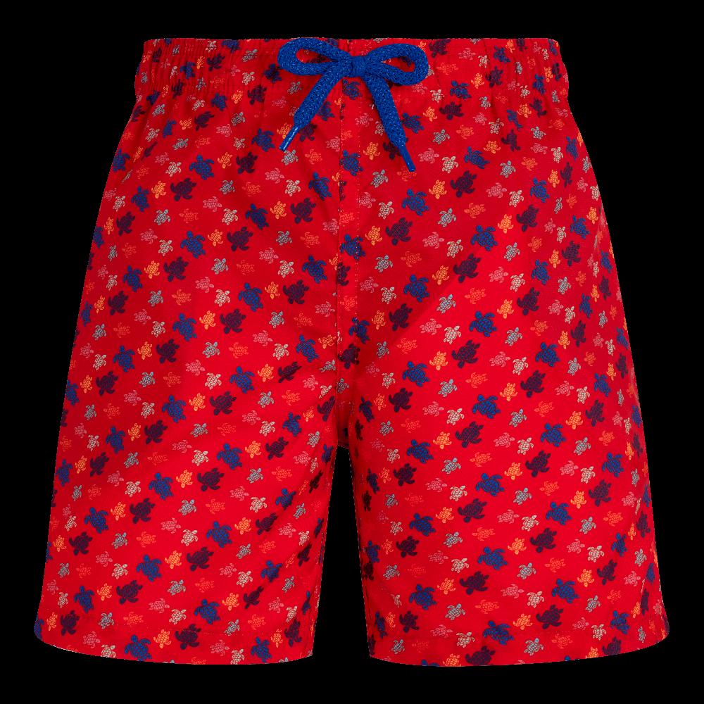 vilebrequin Maillot de bain garçon ultra léger et pliable Micro Ronde Des Tortues Rainbow