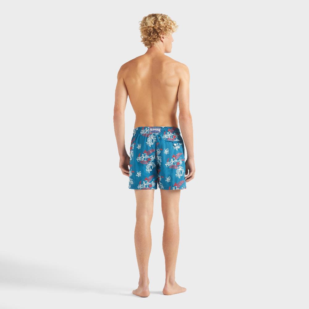Vilebrequin Maillot De Bain Homme Brodé Flowers Power - Edition Limitée