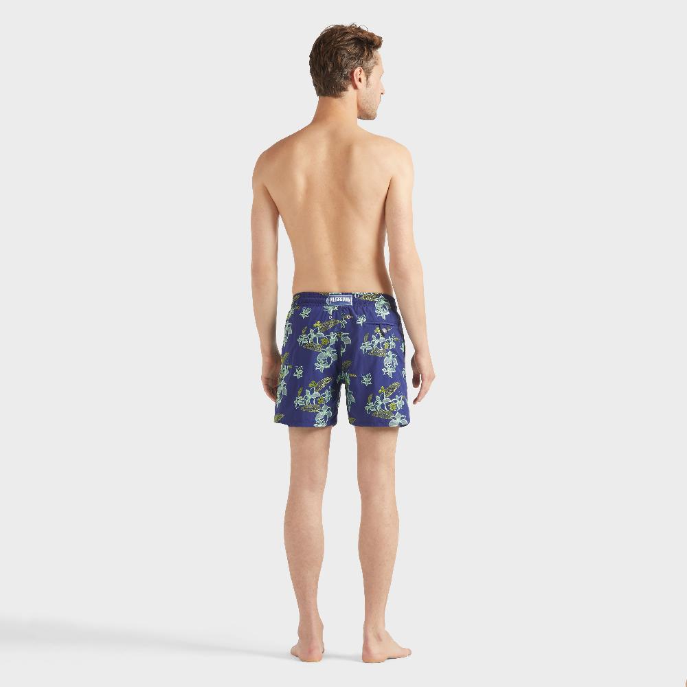 Vilebrequin Maillot De Bain Homme Brodé Flowers Power - Edition Limitée