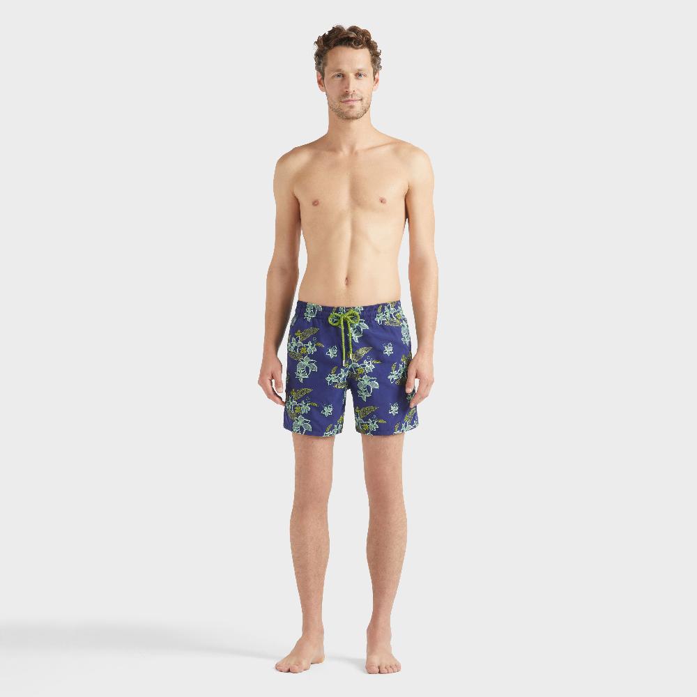 vilebrequin Maillot de bain homme brodé Flowers Power - Edition Limitée