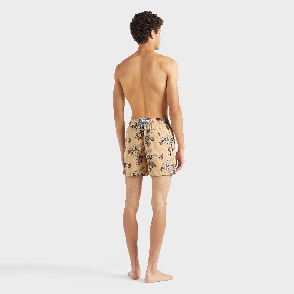 Vilebrequin Maillot De Bain Homme Brodé Flowers Power - Edition Limitée