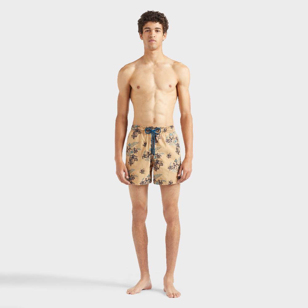 vilebrequin Maillot de bain homme brodé Flowers Power - Edition Limitée