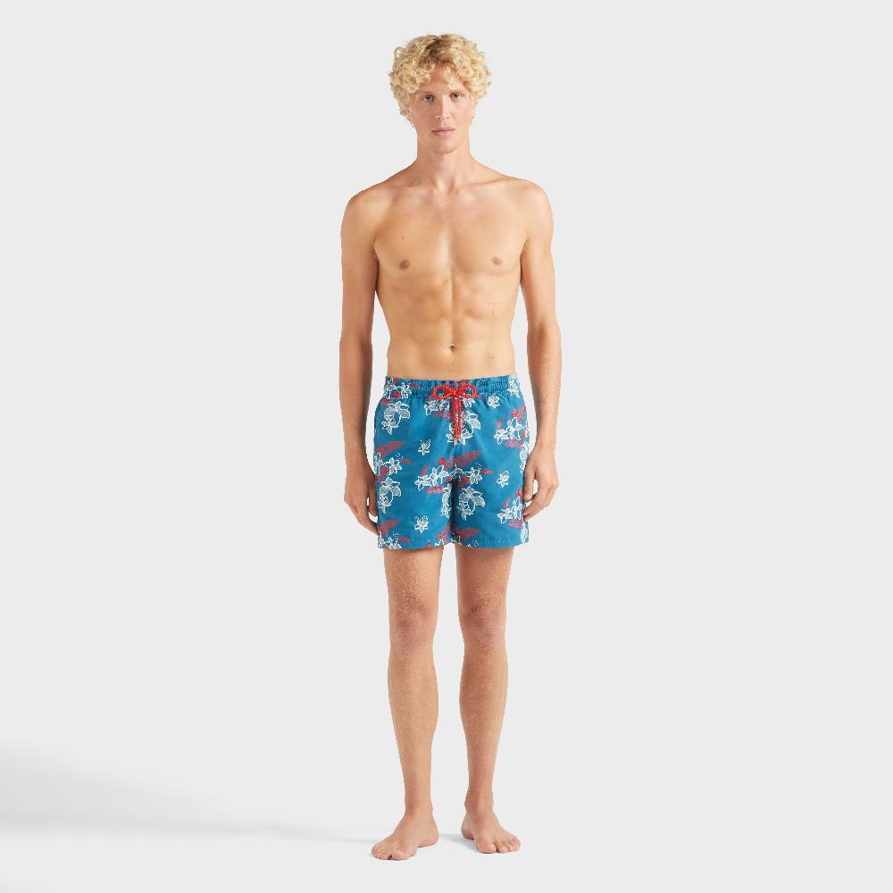 vilebrequin Maillot de bain homme brodé Flowers Power - Edition Limitée