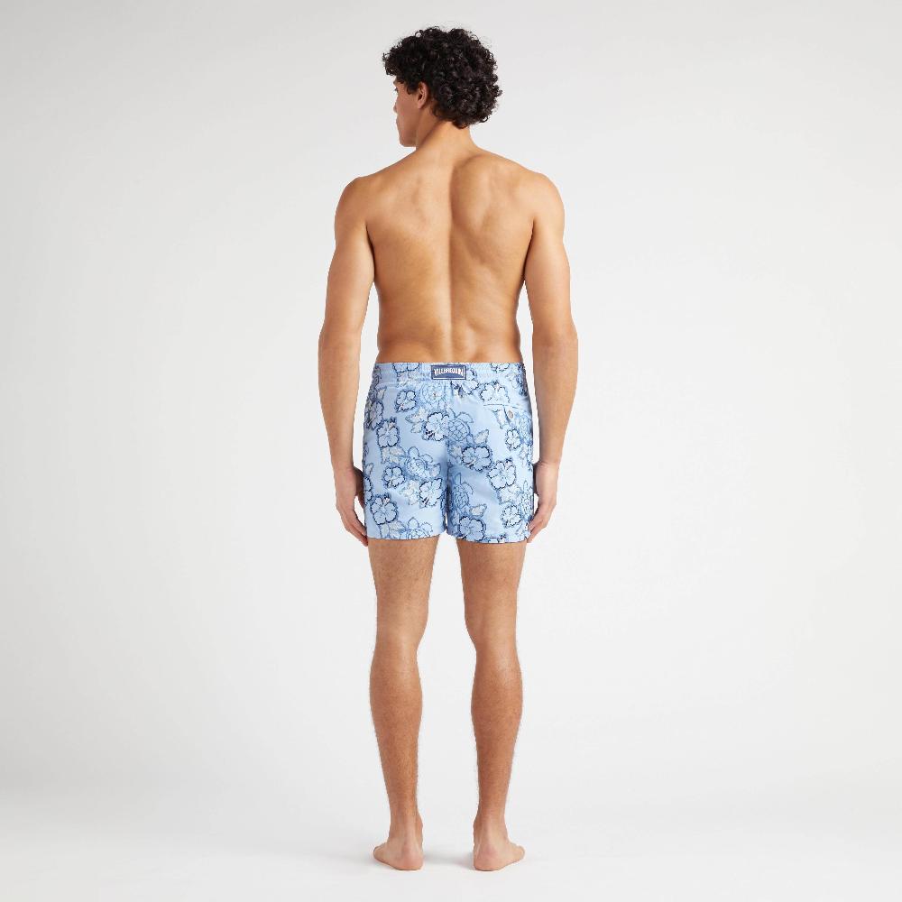 Vilebrequin Maillot De Bain Homme Brodé Hibiscus - Edition Limitée