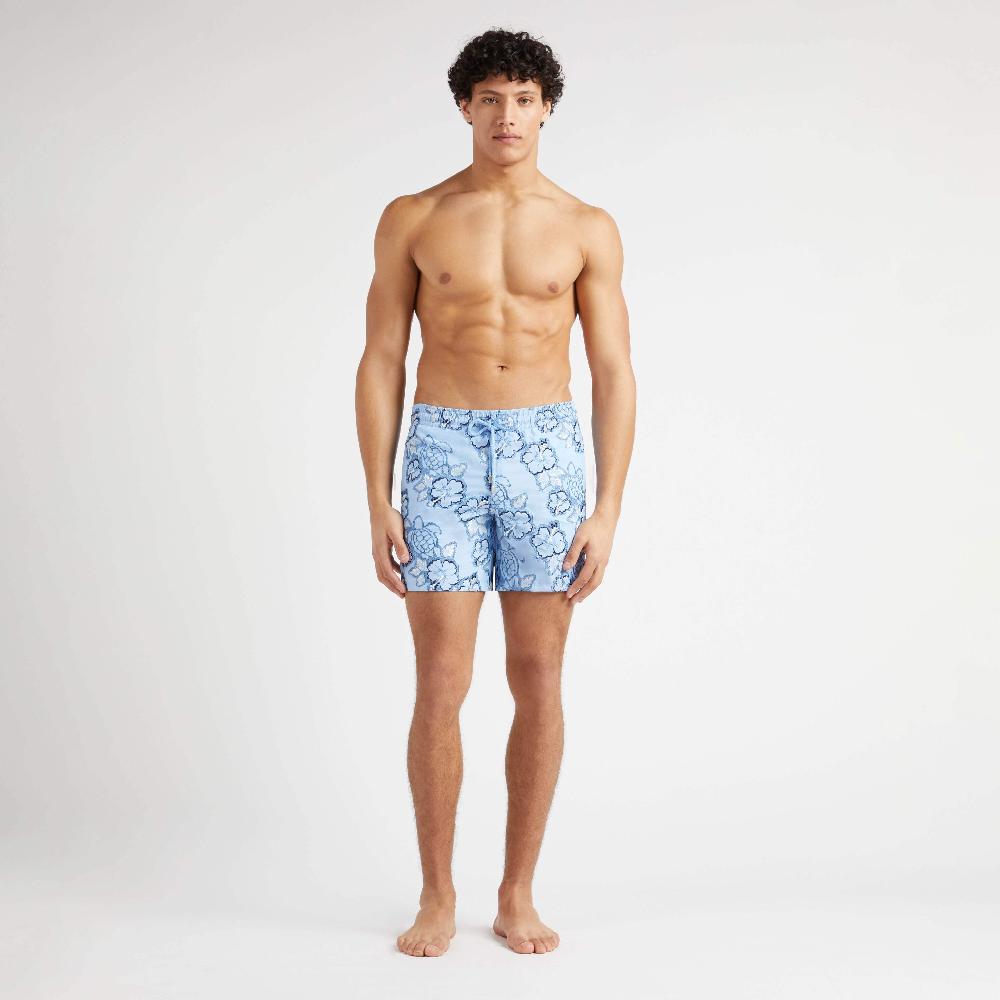 vilebrequin Maillot de bain homme brodé Hibiscus - Edition limitée
