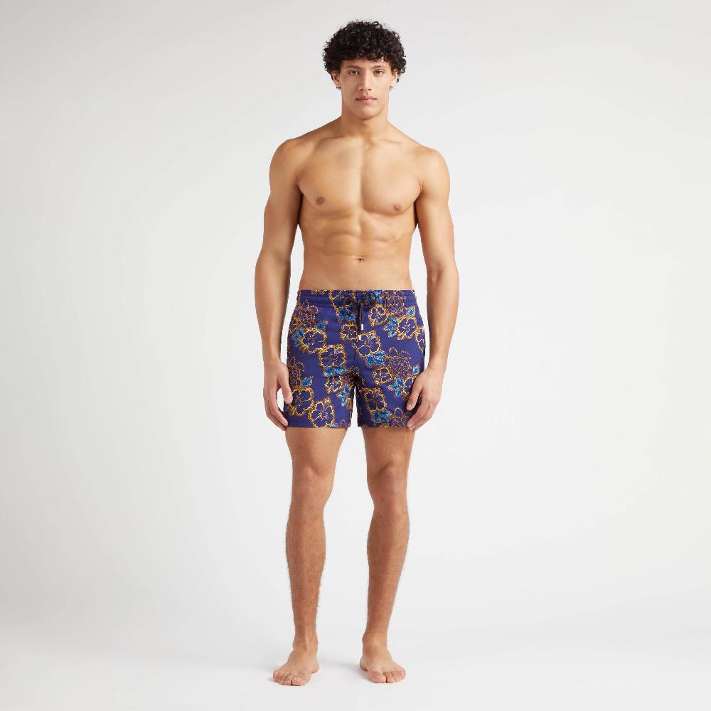 vilebrequin Maillot de bain homme brodé Hibiscus - Edition limitée