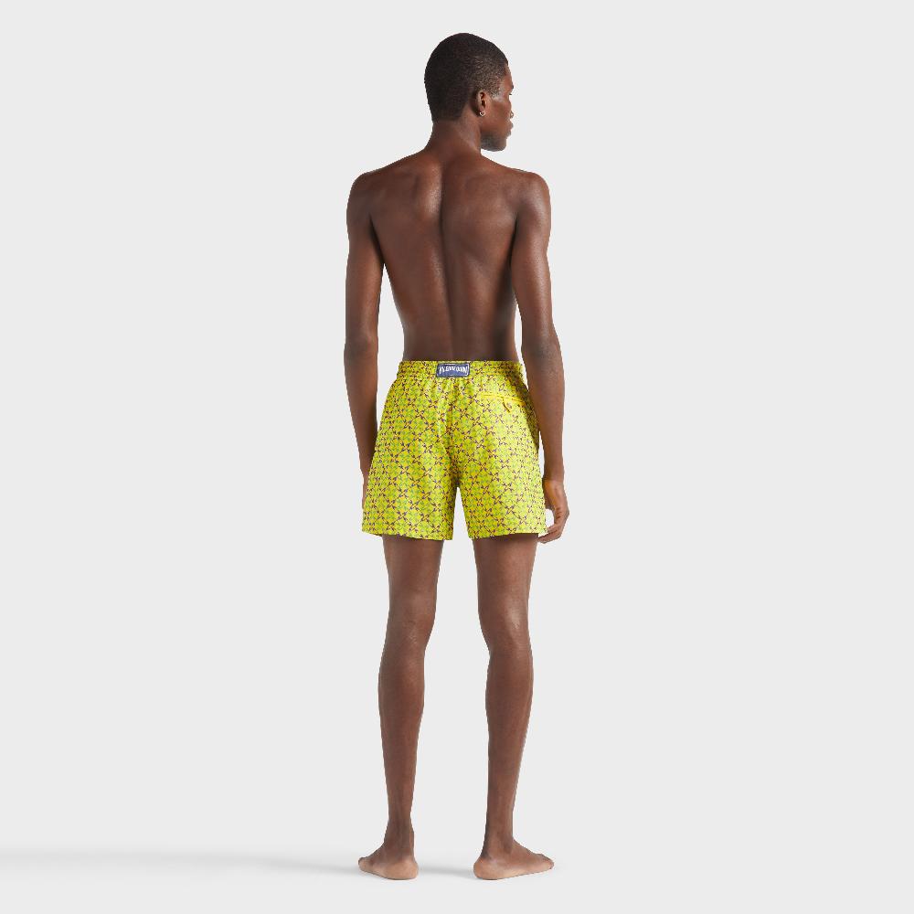 Vilebrequin Maillot De Bain Homme Brodé Homard Pixel - Edition Limitée