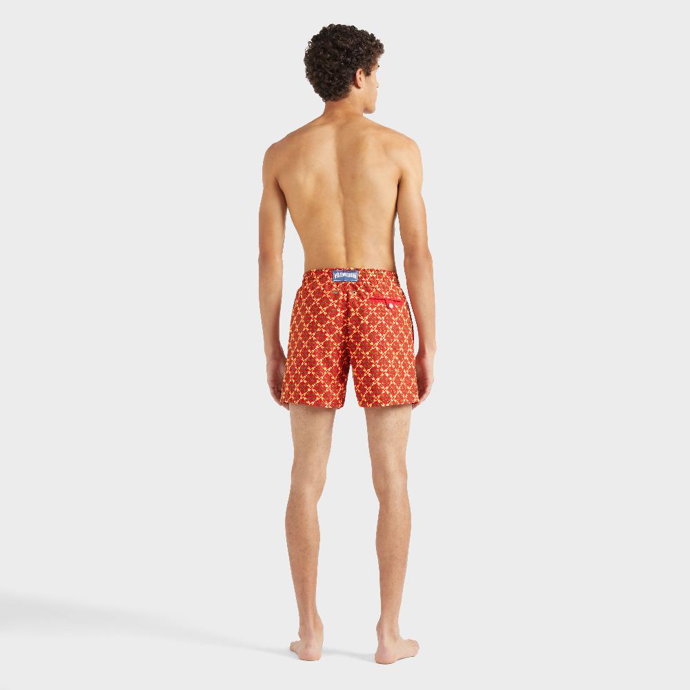 Vilebrequin Maillot De Bain Homme Brodé Homard Pixel - Edition Limitée