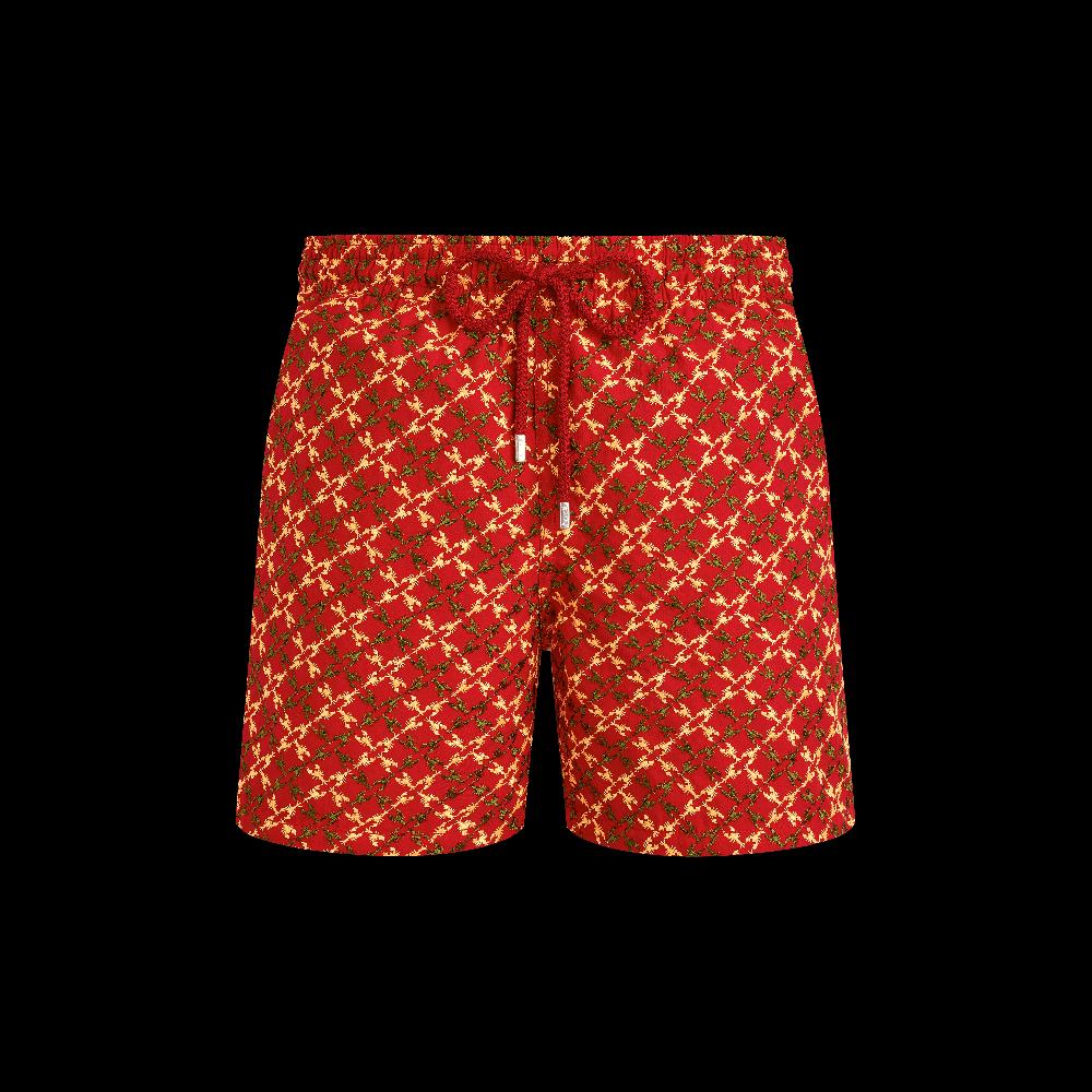 Vilebrequin Maillot De Bain Homme Brodé Homard Pixel - Edition Limitée