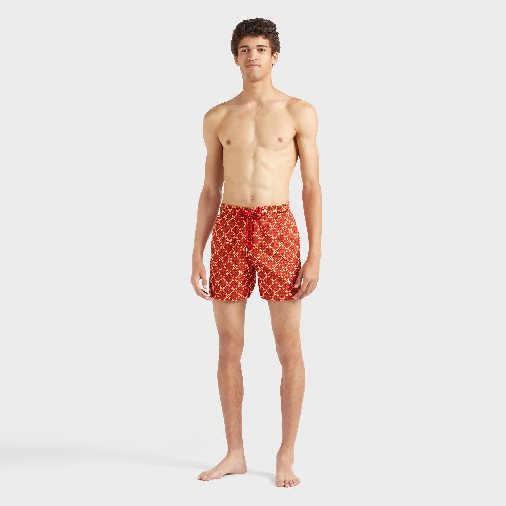 vilebrequin Maillot de bain homme brodé Homard Pixel - Edition Limitée