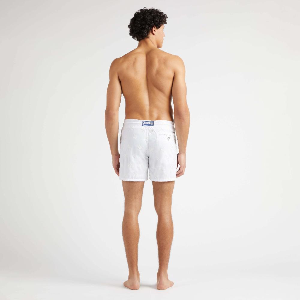 Vilebrequin Maillot De Bain Homme Brodé Micro Ronde Des Tortues Diagonale - Edition Limitée