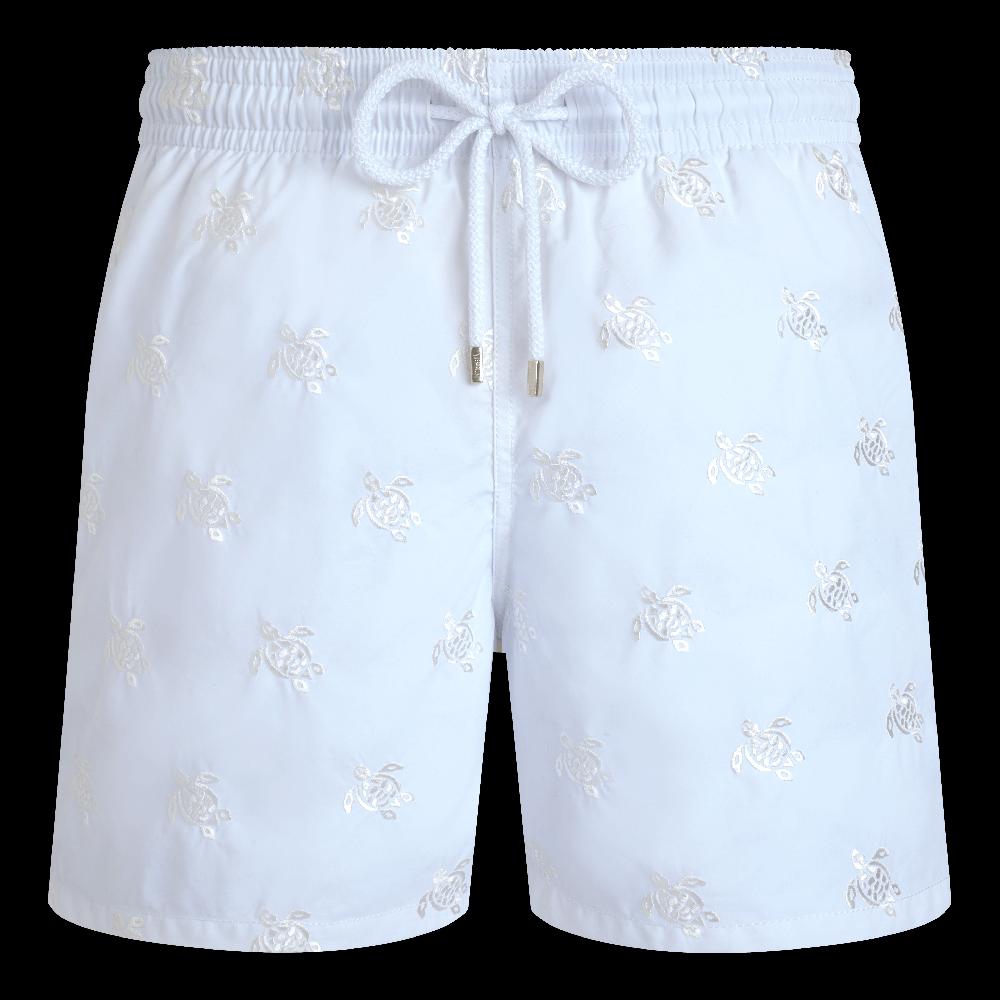 Vilebrequin Maillot De Bain Homme Brodé Micro Ronde Des Tortues Diagonale - Edition Limitée