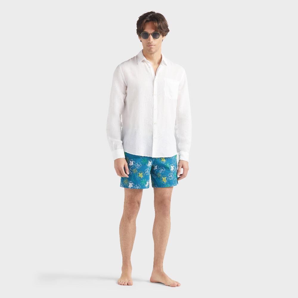 Vilebrequin Maillot De Bain Homme Brodé Oursins - Edition Limitée