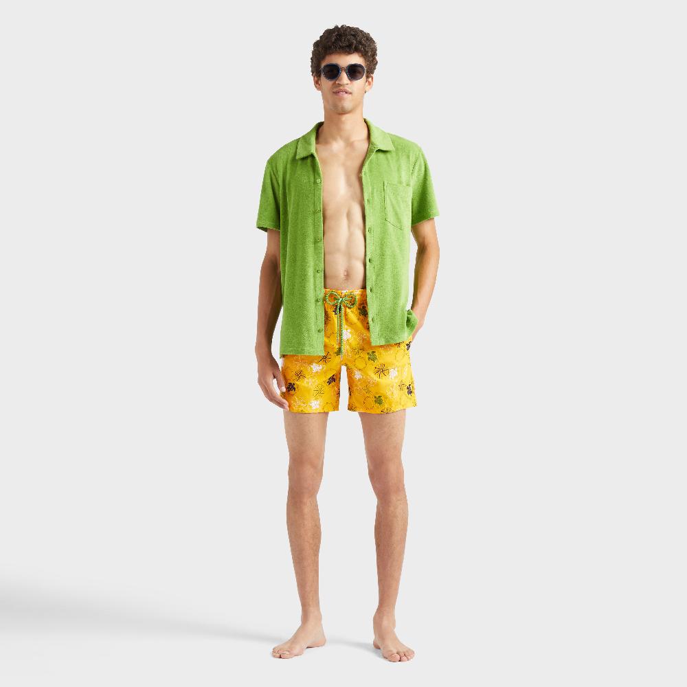 Vilebrequin Maillot De Bain Homme Brodé Oursins - Edition Limitée