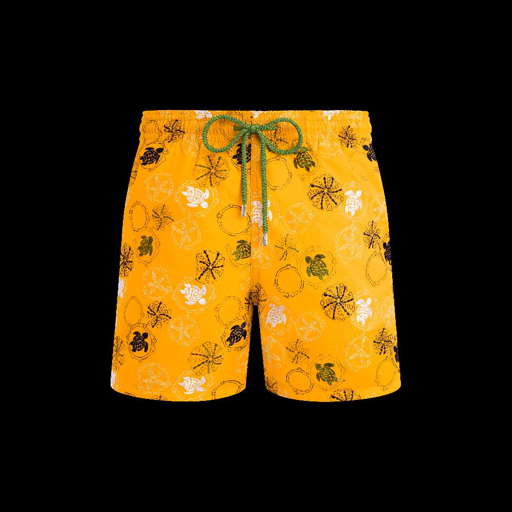 Vilebrequin Maillot De Bain Homme Brodé Oursins - Edition Limitée