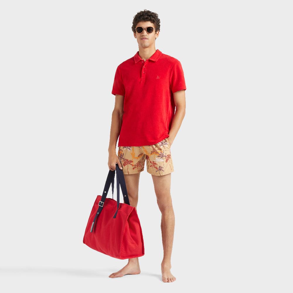 Vilebrequin Maillot De Bain Homme Brodé Palm Offset - Edition Limitée