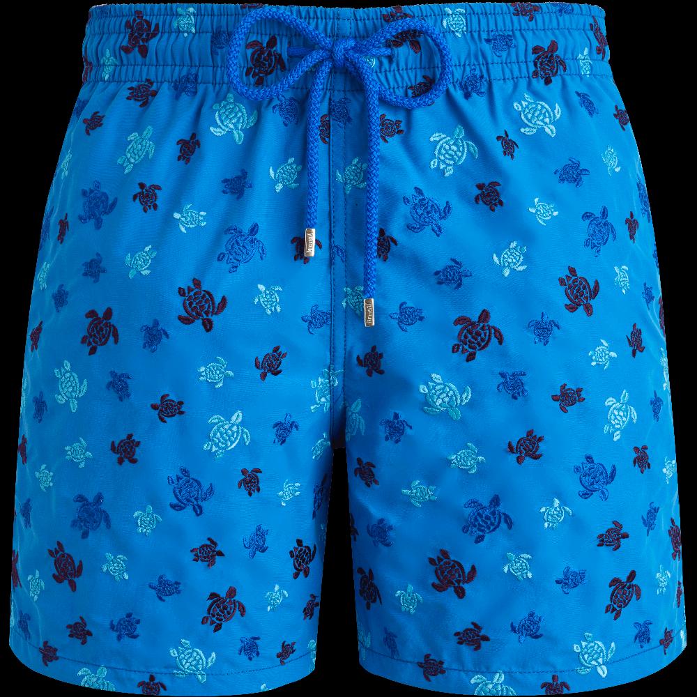 Vilebrequin Maillot De Bain Homme Brodé Ronde Des Tortues - Edition Limitée