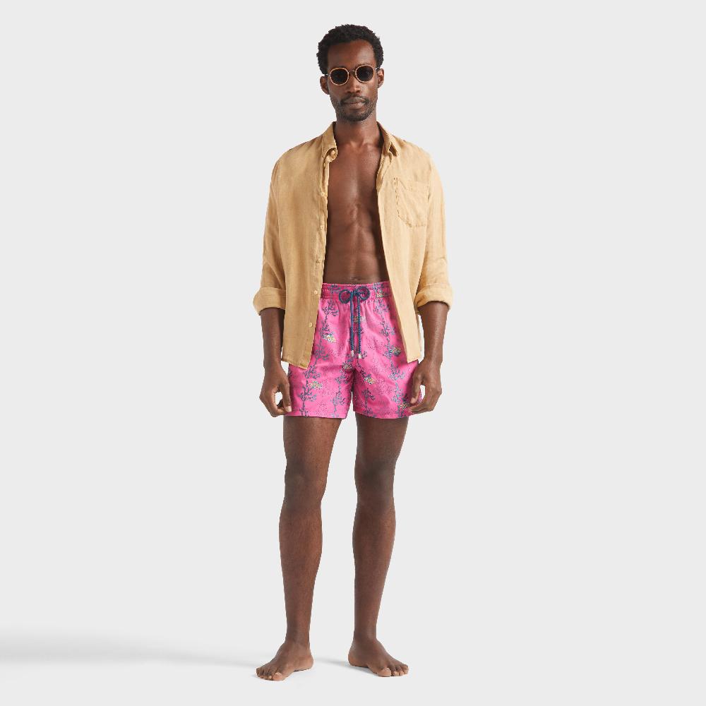 Vilebrequin Maillot De Bain Homme Brodé Seaweed - Edition Limitée