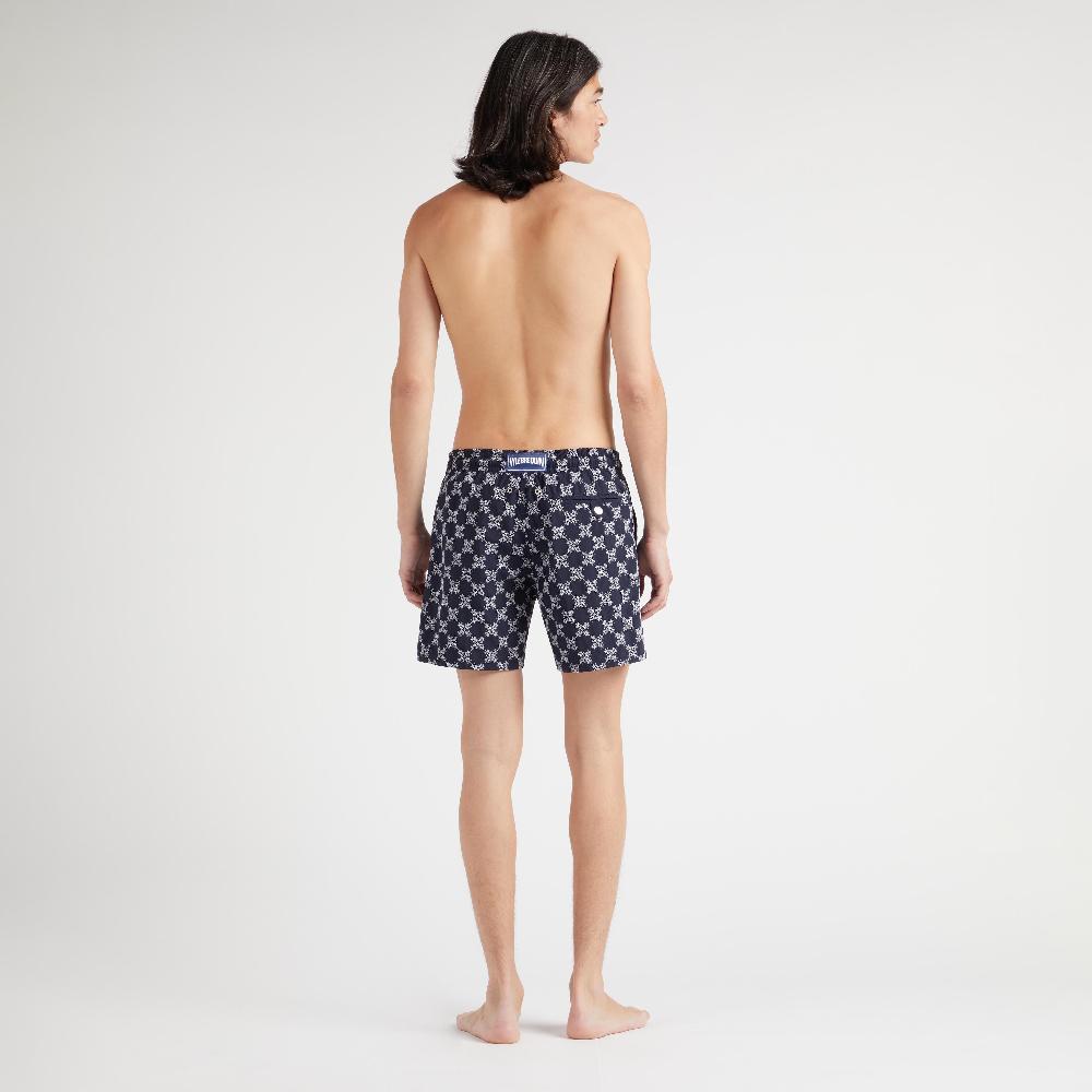Vilebrequin Maillot De Bain Homme Brodé Turtle Monogramme - Edition Limitée