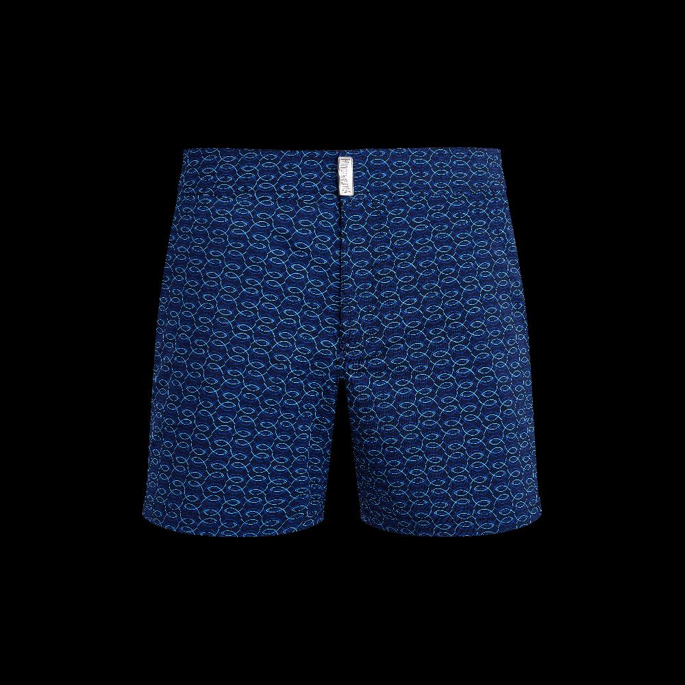Vilebrequin Maillot De Bain Homme Court Stretch Ceinture Plate Homme Fish Net