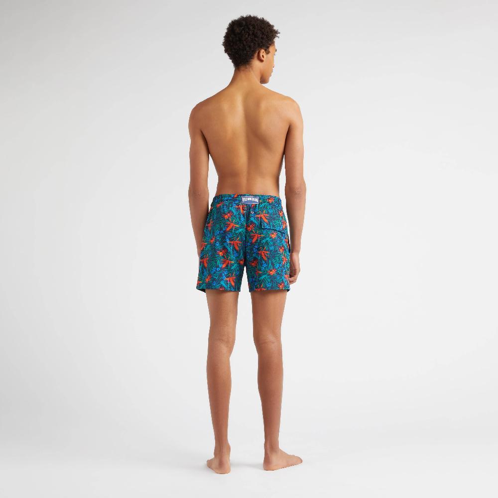 Vilebrequin Maillot De Bain Homme Court Stretch Tropical Flowers