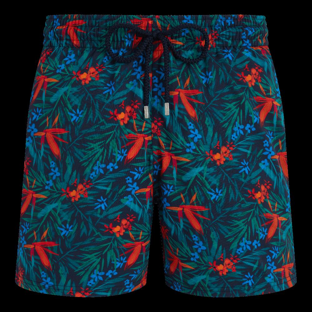 Vilebrequin Maillot De Bain Homme Court Stretch Tropical Flowers