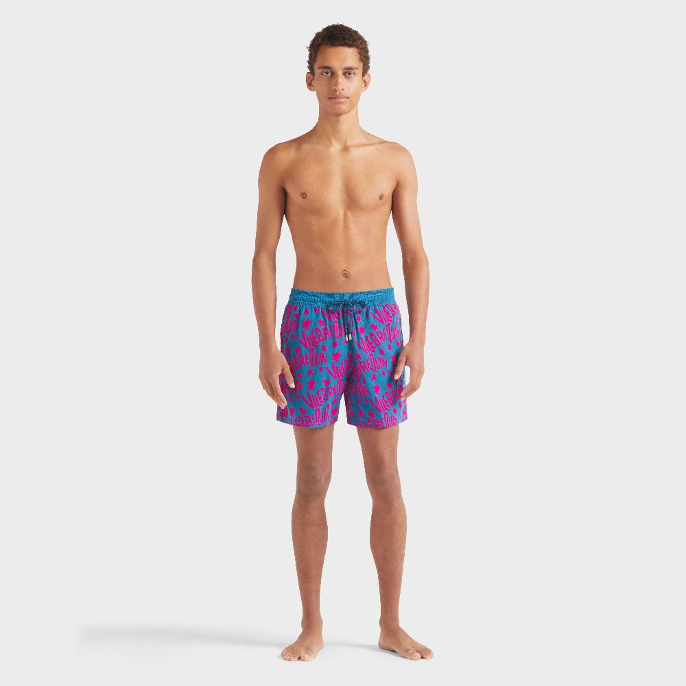 vilebrequin Maillot de bain homme floqué Ronde Des Tortues Logo