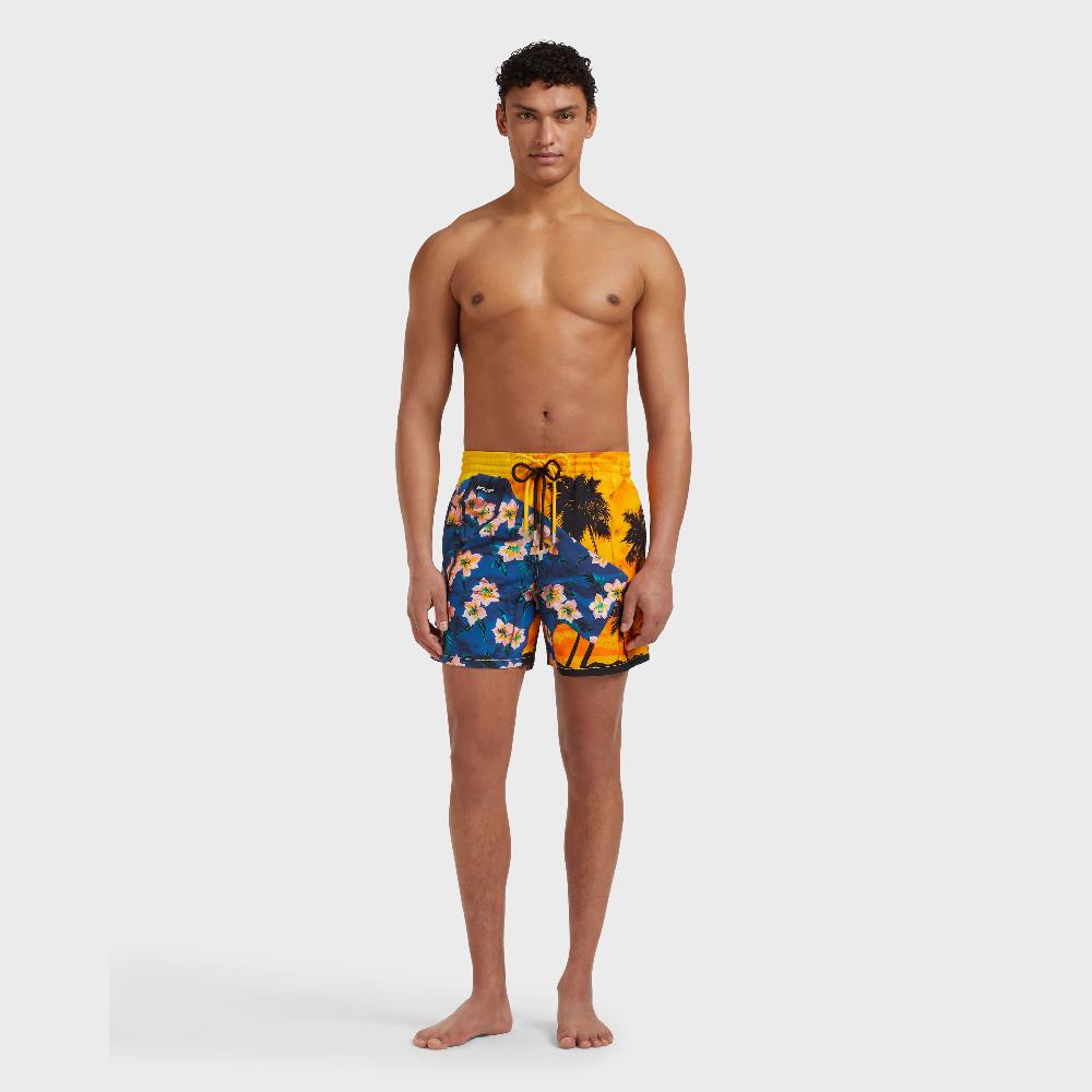 vilebrequin Maillot de bain homme Hawaiian Mix - VBQ x Palm Angels