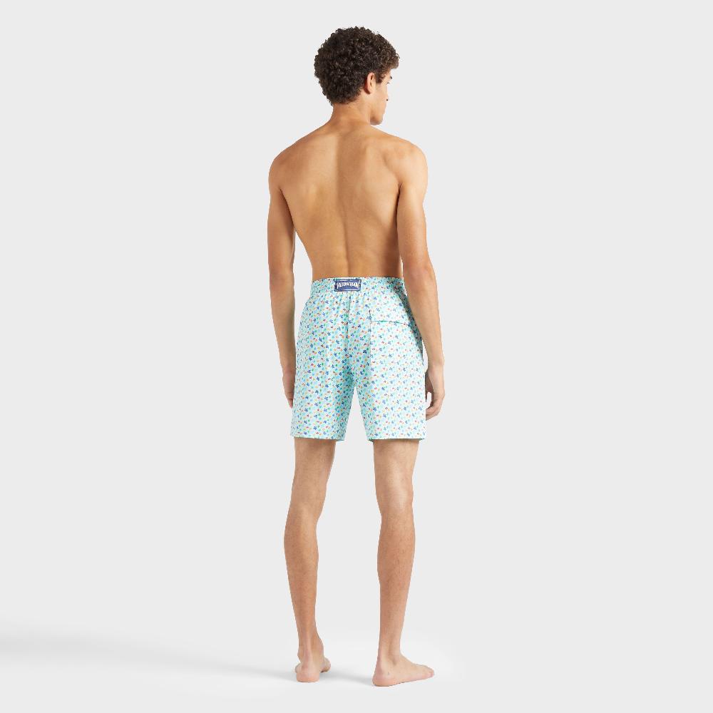 Vilebrequin Maillot De Bain Homme Micro Ronde Des Tortues Rainbow