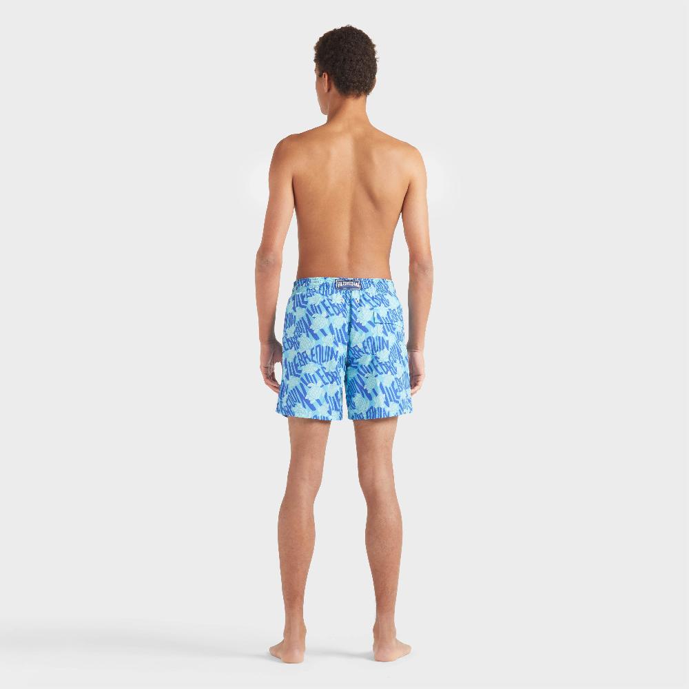 Vilebrequin Maillot De Bain Homme Ronde Des Tortues Logo
