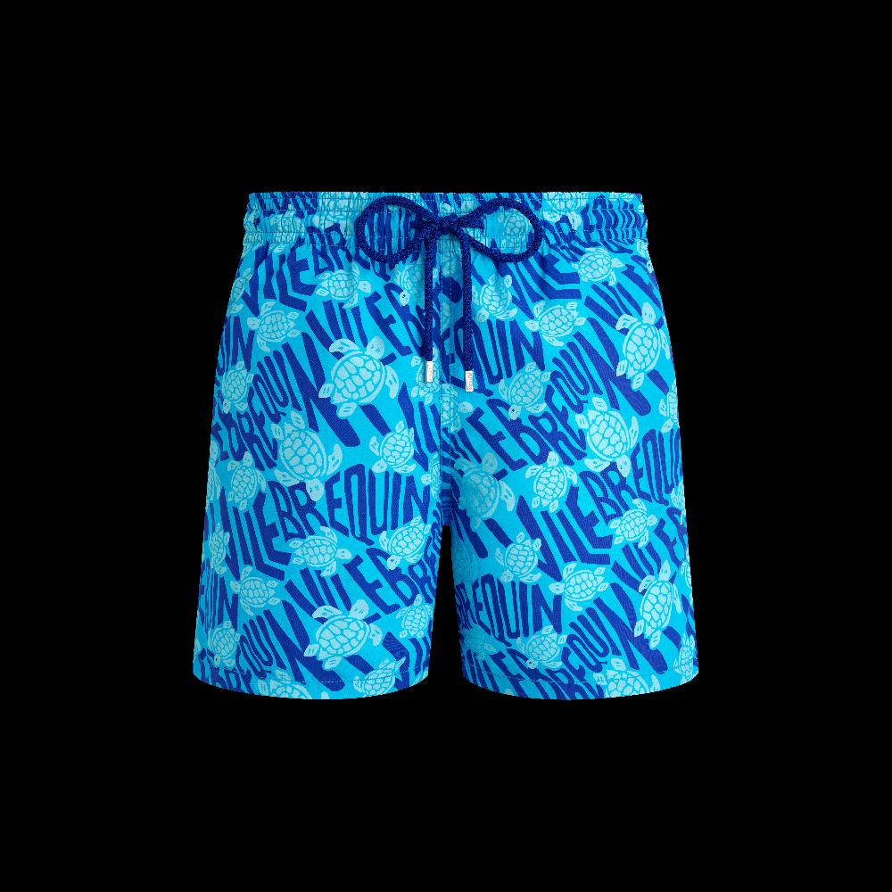 Vilebrequin Maillot De Bain Homme Ronde Des Tortues Logo