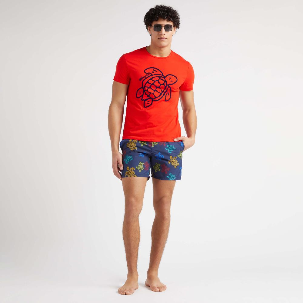 Vilebrequin Maillot De Bain Homme Ronde Des Tortues Tricot - Vilebrequin X Falke