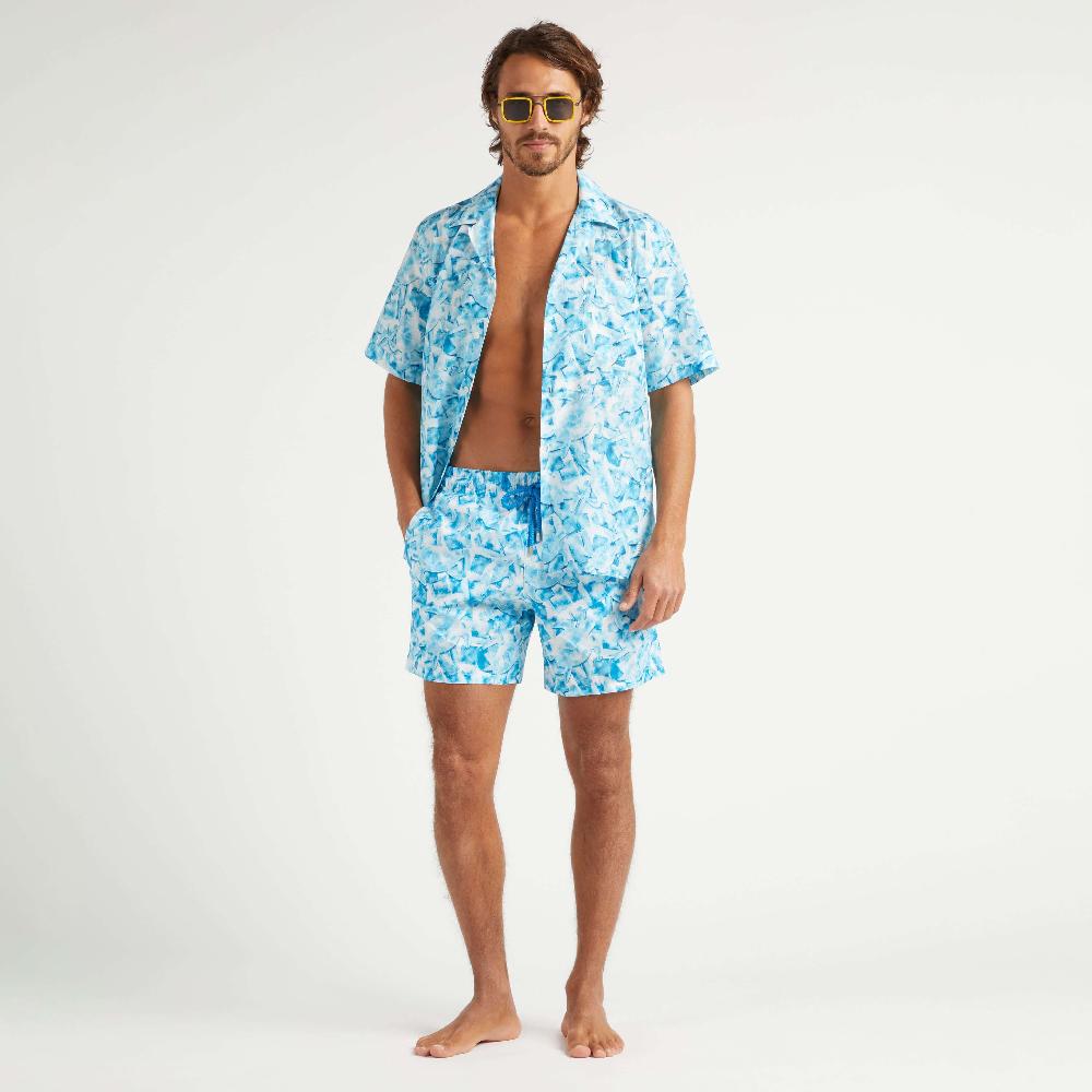 Vilebrequin Maillot De Bain Homme Ultra-léger Et Pliable Iced Turtles