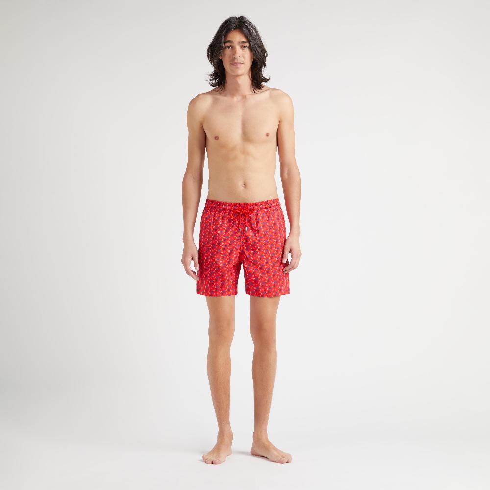 vilebrequin Maillot de bain homme ultra léger et pliable Micro Ronde Des Tortues Rainbow