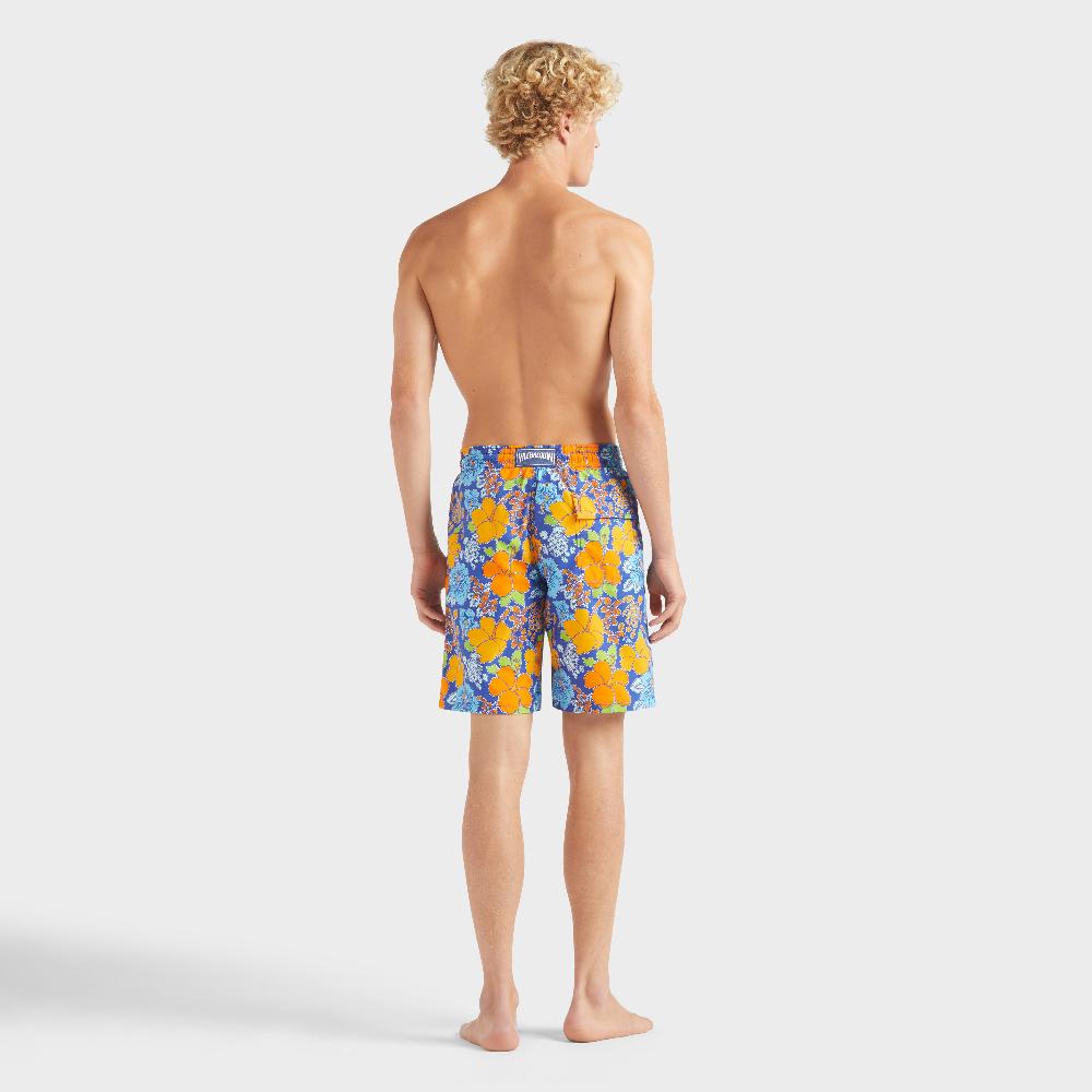 Vilebrequin Maillot De Bain Long Homme Ronde Des Tortues Logo