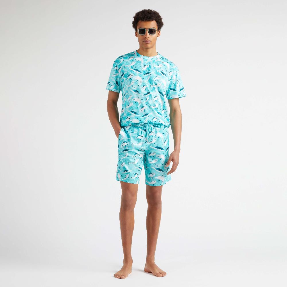 Vilebrequin Maillot De Bain Long Ultra-léger Et Pliable Homme Requins