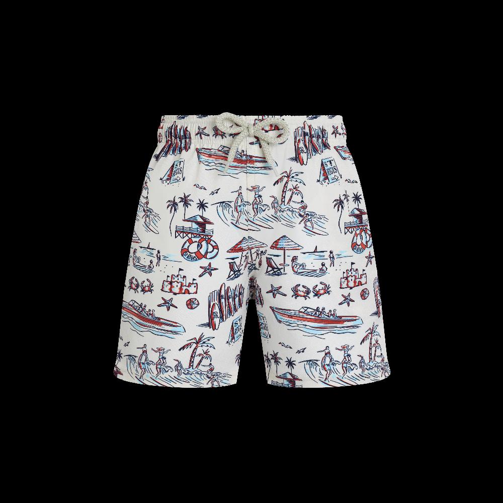 Vilebrequin Maillot De Bain Stretch Garçon Family Beach - Vilebrequin X St Regis