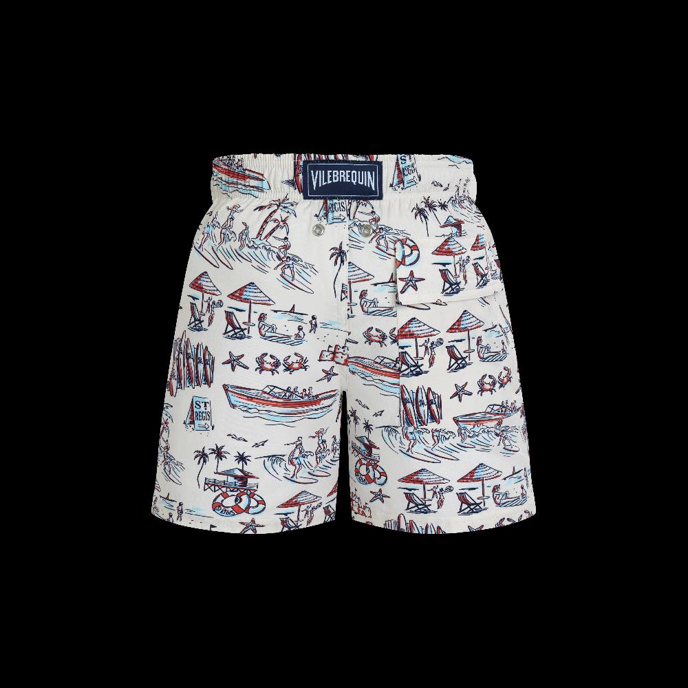 Vilebrequin Maillot De Bain Stretch Garçon Family Beach - Vilebrequin X St Regis