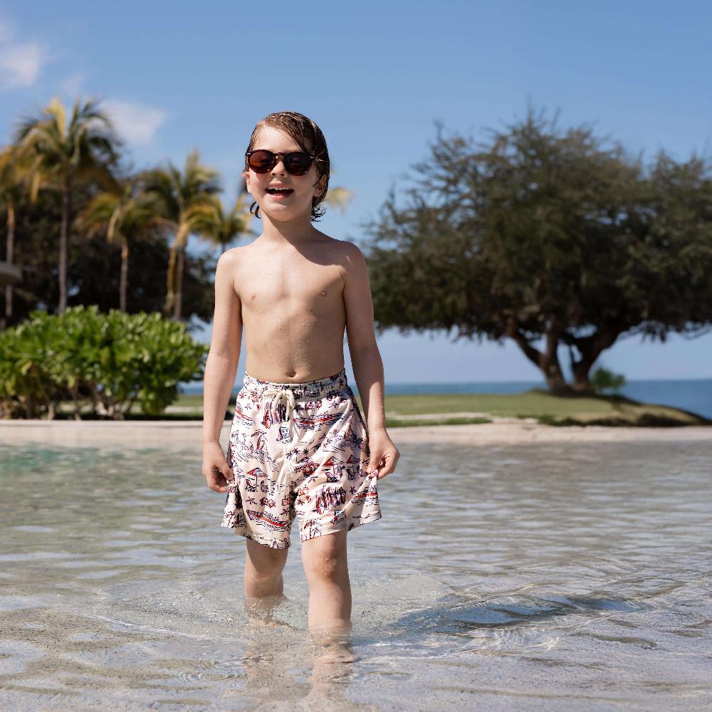 vilebrequin Maillot de bain stretch garçon Family Beach - Vilebrequin x St Regis