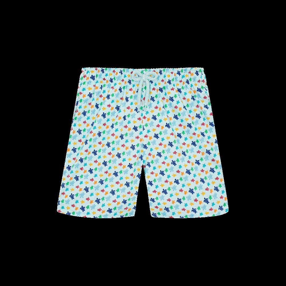 Vilebrequin Maillot De Bain Stretch Garçon Micro Ronde Des Tortues Rainbow