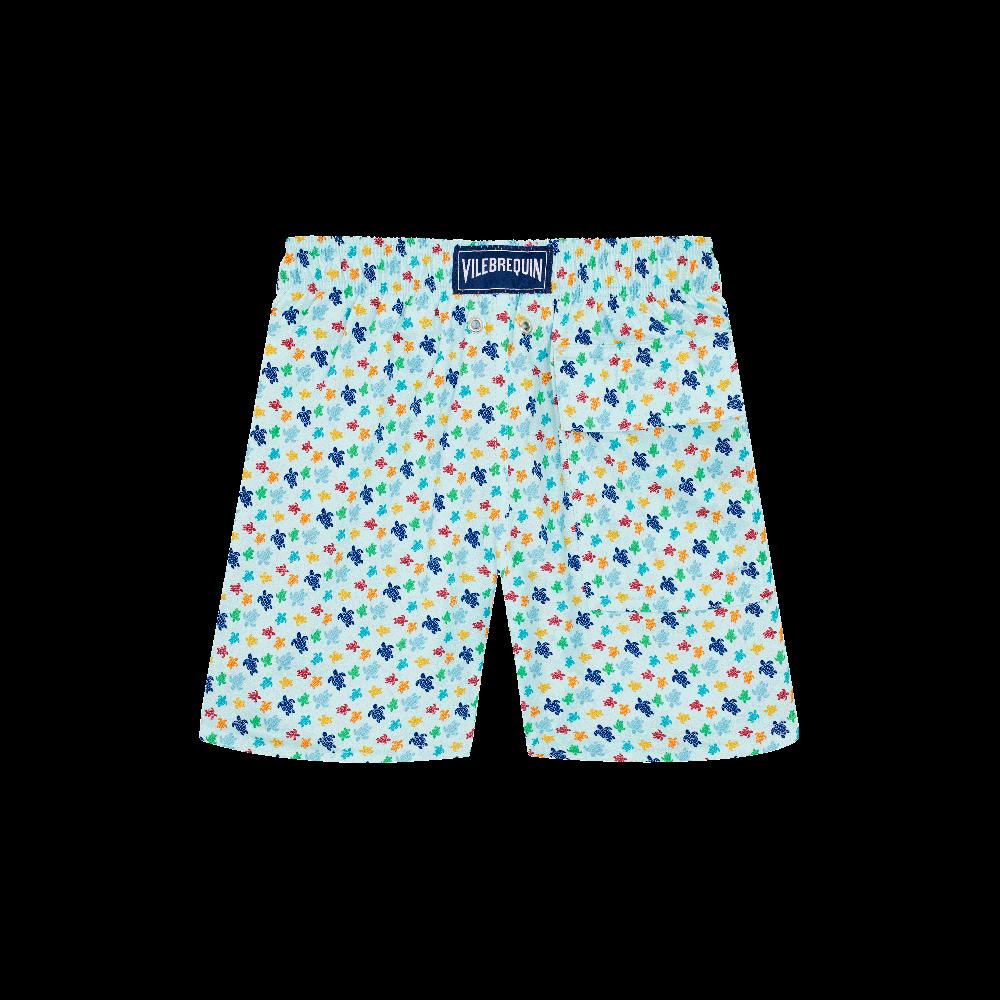 Vilebrequin Maillot De Bain Stretch Garçon Micro Ronde Des Tortues Rainbow