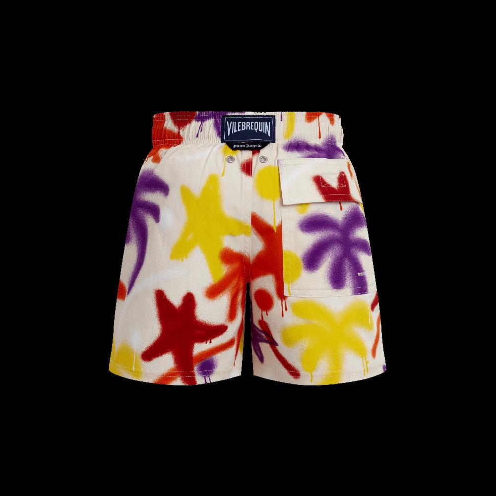 Vilebrequin Maillot De Bain Stretch Garçon Spray Paint - VBQ X Palm Angels