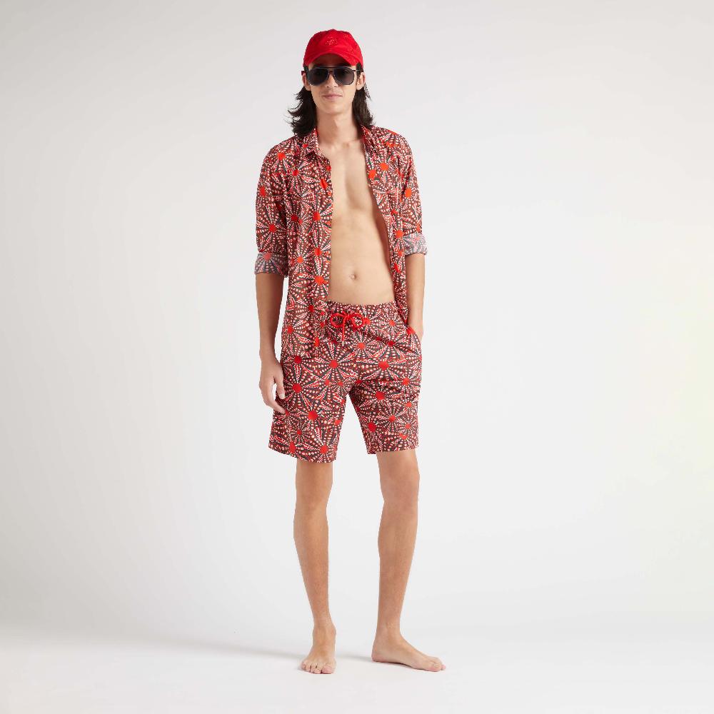 Vilebrequin Maillot De Bain Stretch Homme Long Oursinades