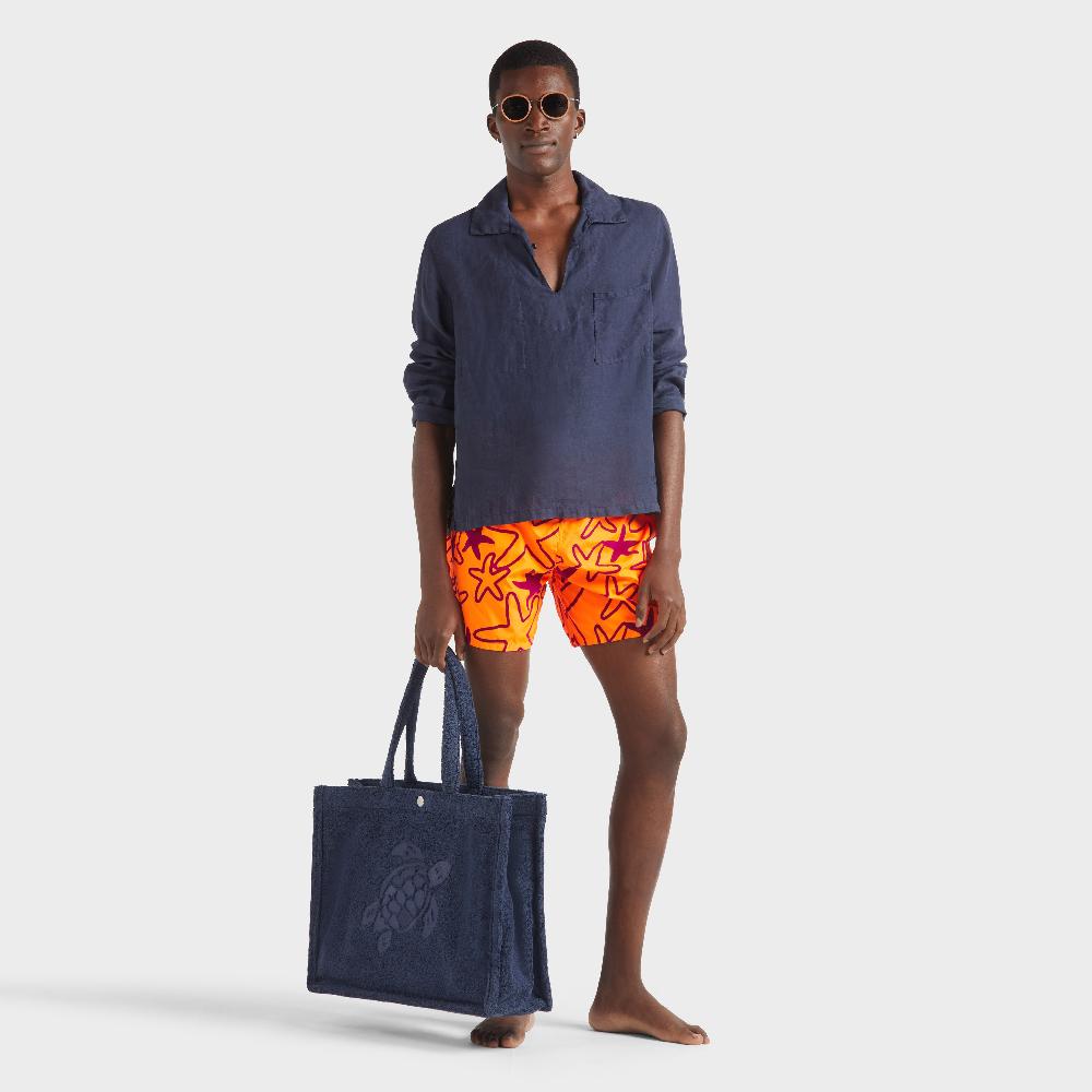 Vilebrequin Maillot De Bain Ultra-léger Et Pliable Homme Imprimé Starlettes Floqué