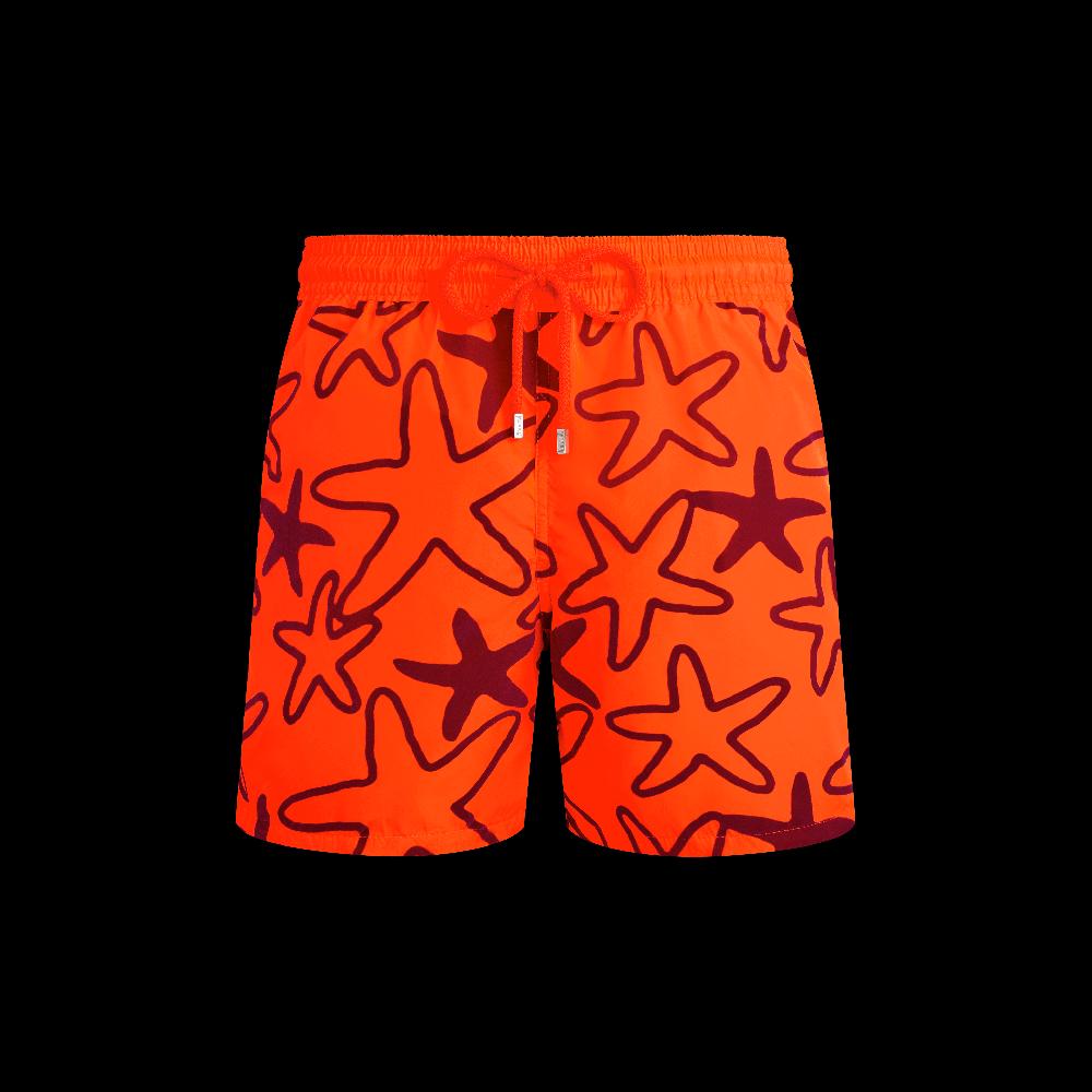 Vilebrequin Maillot De Bain Ultra-léger Et Pliable Homme Imprimé Starlettes Floqué