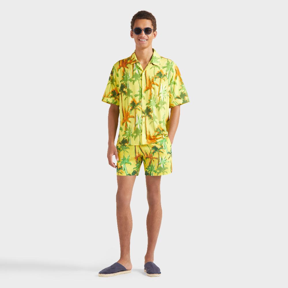 Vilebrequin Maillot De Bain Ultra-léger Et Pliable Homme Palms Offset